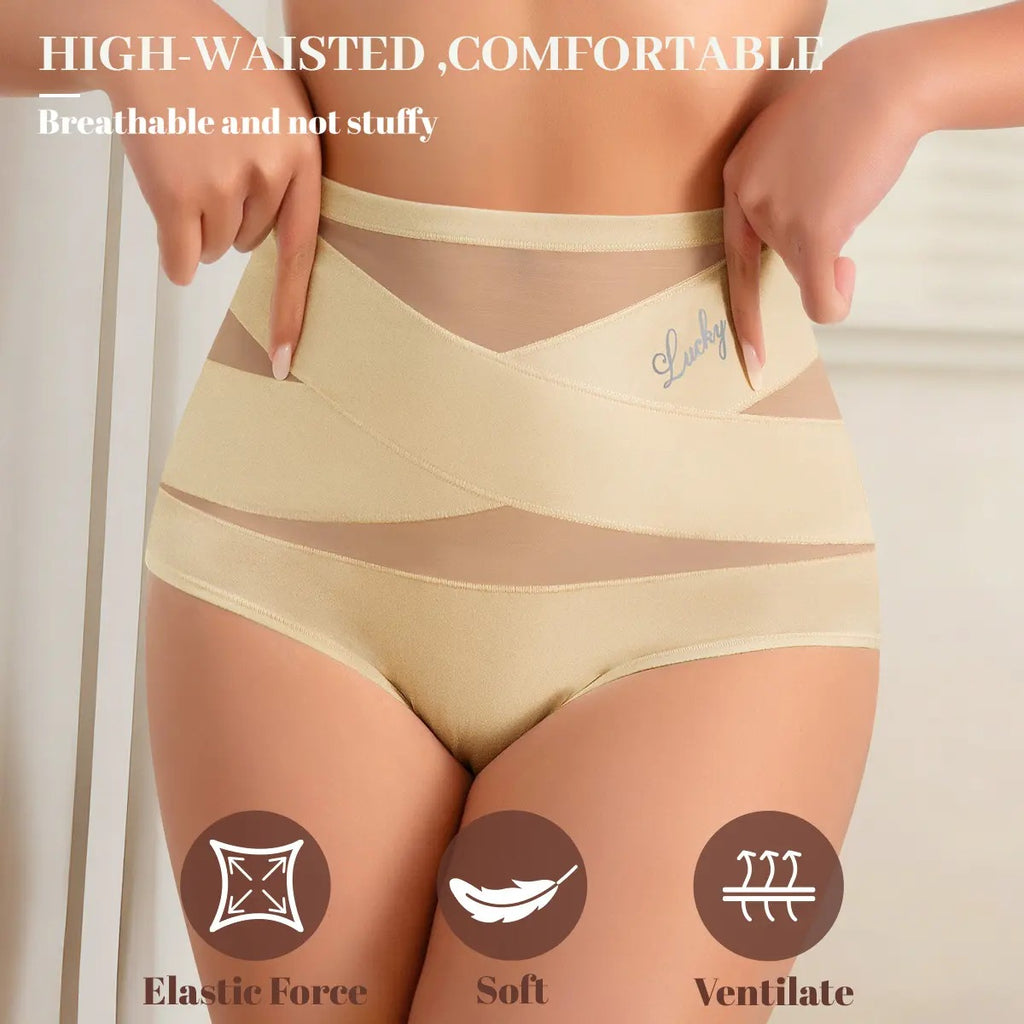 High-Waisted Tummy Control Shaping Panties