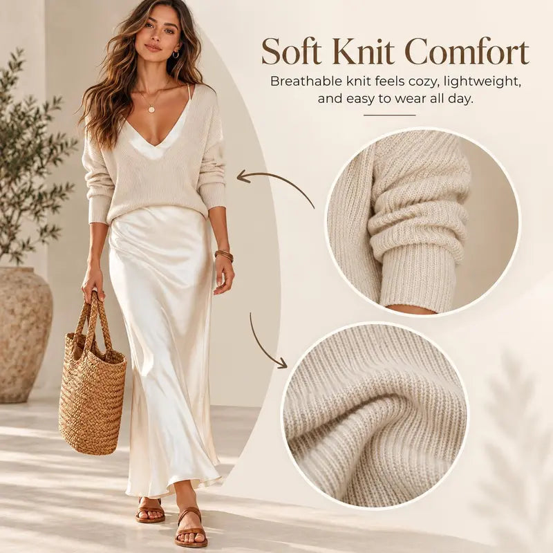 Womens 2 Piece Knit Sweater Dress Set
