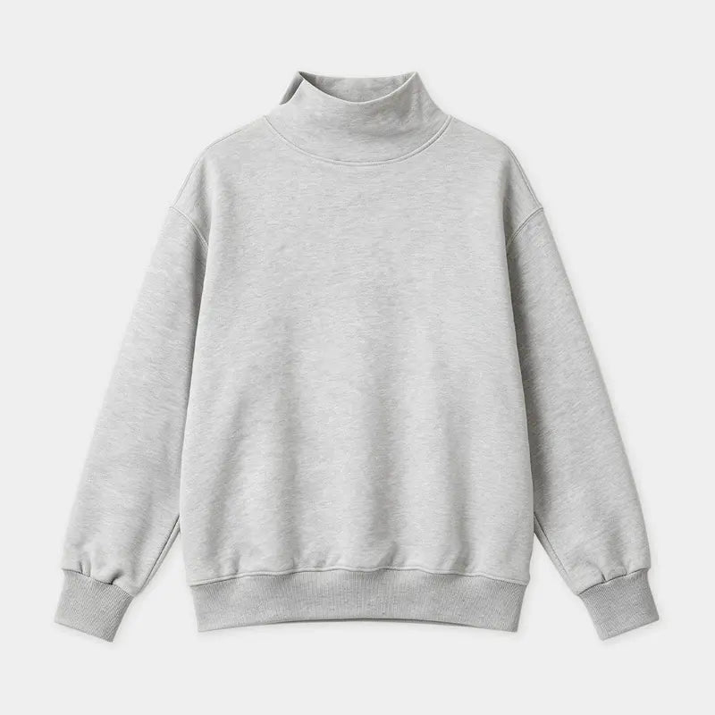 Oversized Turtleneck Sweatshirt Hoodie Pullover Top