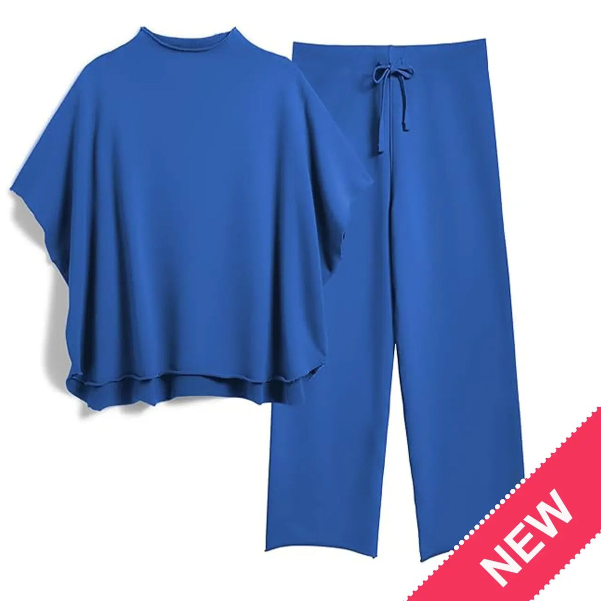 Womens Casual Two Piece Loungewear Set Wide Leg