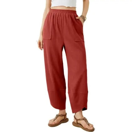 Women’s Baggy Wide Leg Pants Casual Lounge Palazzo Trousers Summer Style