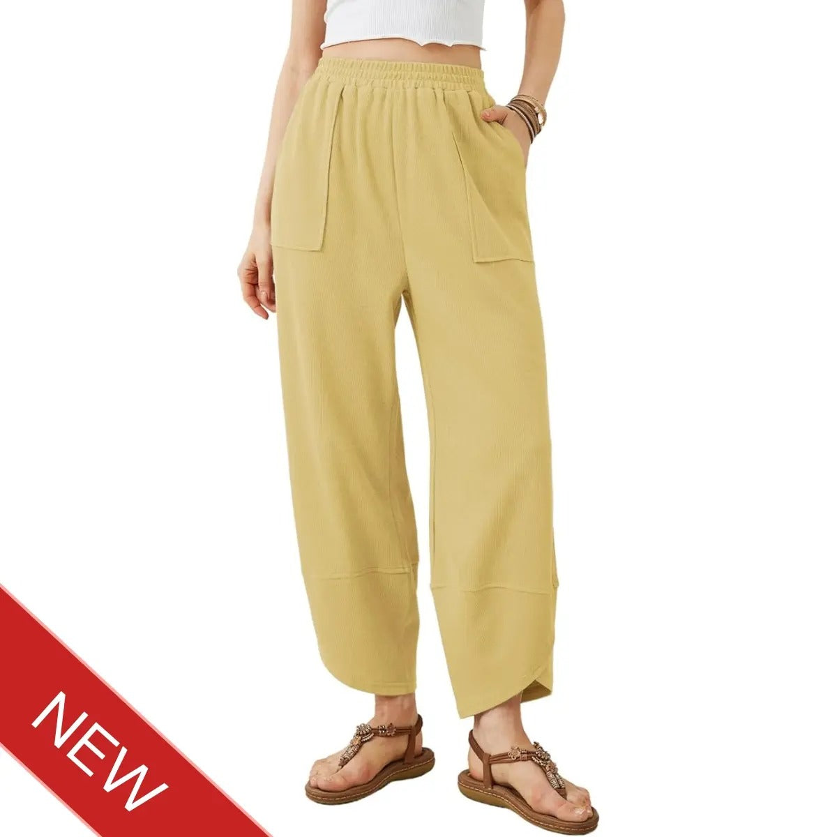 Women’s Baggy Wide Leg Pants Casual Lounge Palazzo Trousers Summer Style
