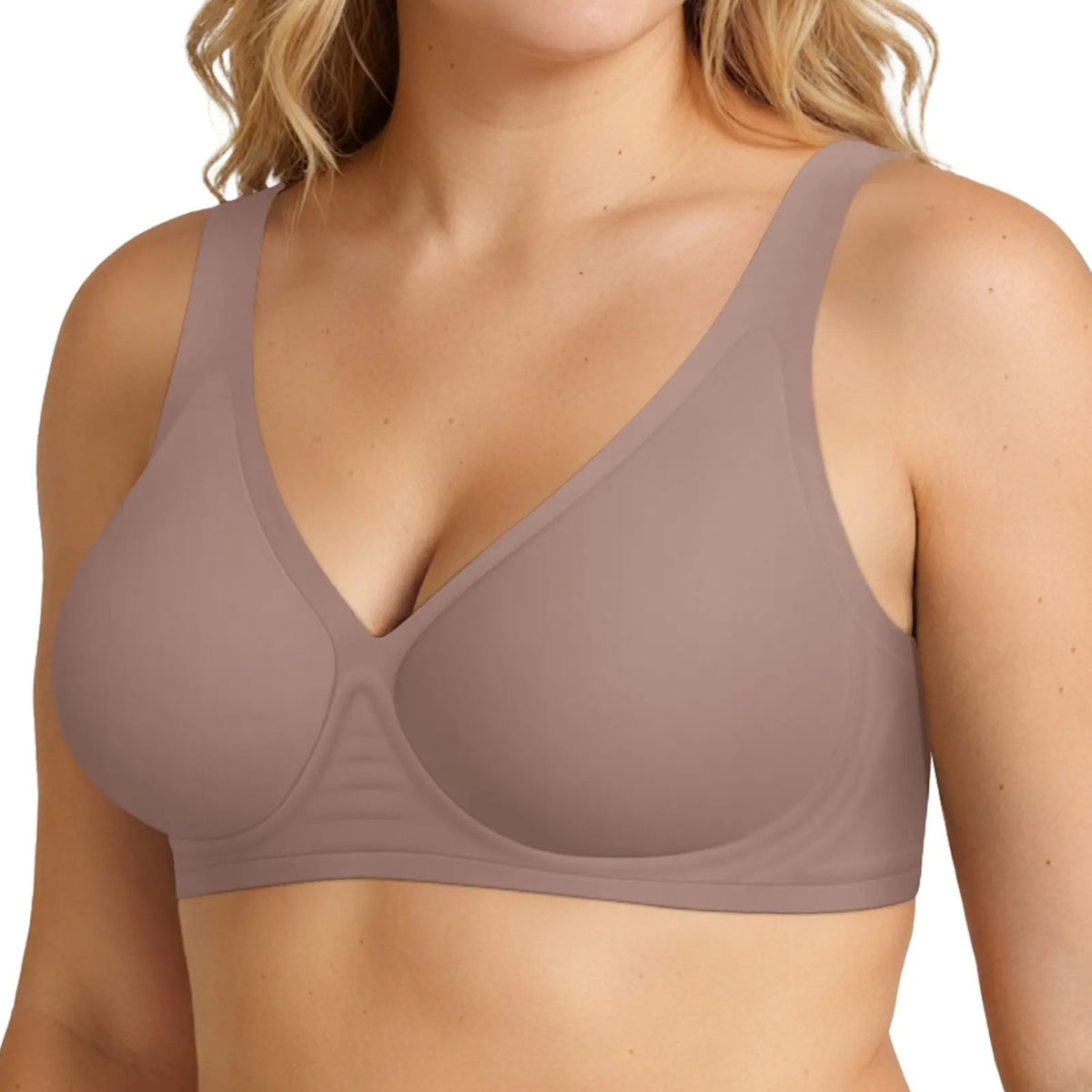 Jelly Bra Polka Dots Deep V Wireless Bra