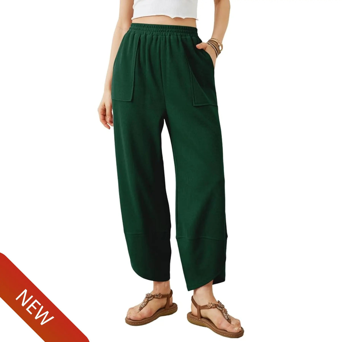 Women’s Baggy Wide Leg Pants Casual Lounge Palazzo Trousers Summer Style