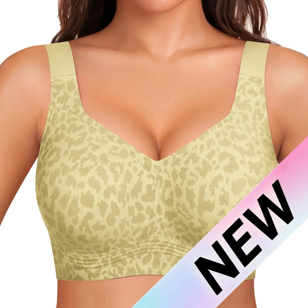 Women Jelly Bras Wirefree Padded Bra