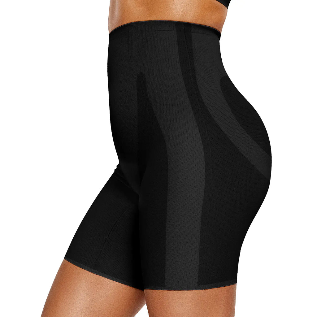 Tummy Control Shapewear Shorts Black High Waist