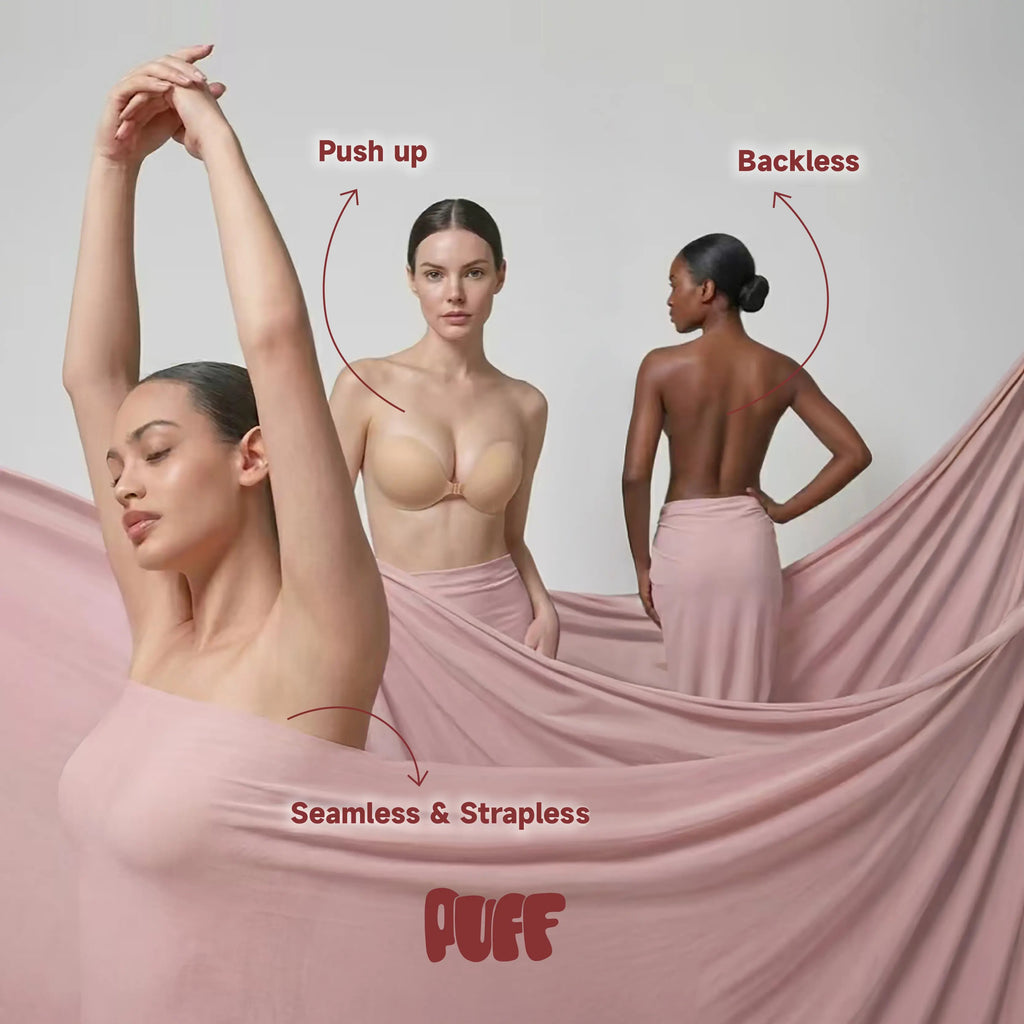 💕Push-up Sticky Bra – Waterproof & Sweat-proof Replaceable Adhesive Pads