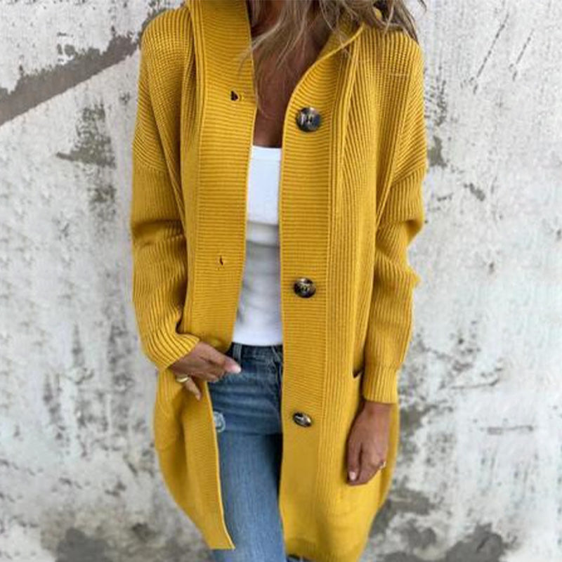 🌸Spring Specials🌸Button-down cardigan with hood for women