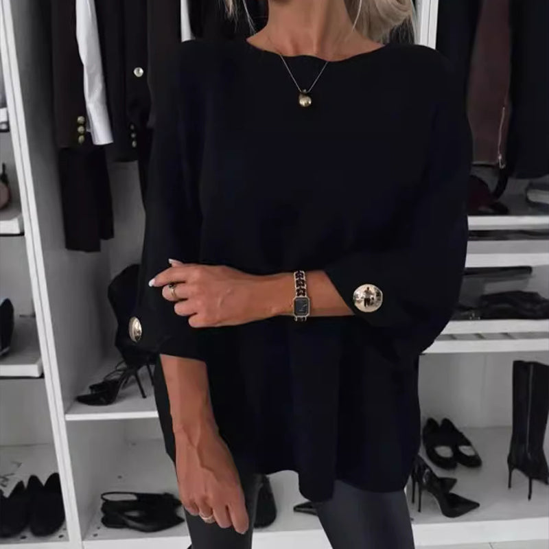 🎀Limited Sale 49% OFF🎀Women's Classic Solid Color Knit Top