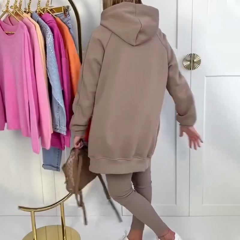Women's Stylish Hoodie & Pants Set